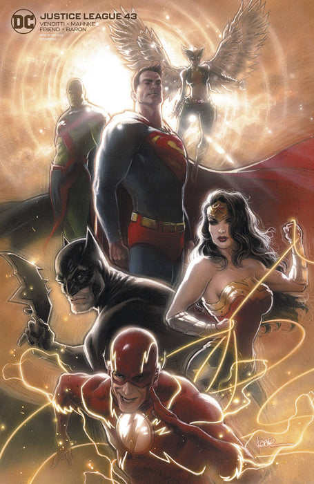 Justice League (2018) #43 CARD STOCK KAARE ANDREWS VAR ED