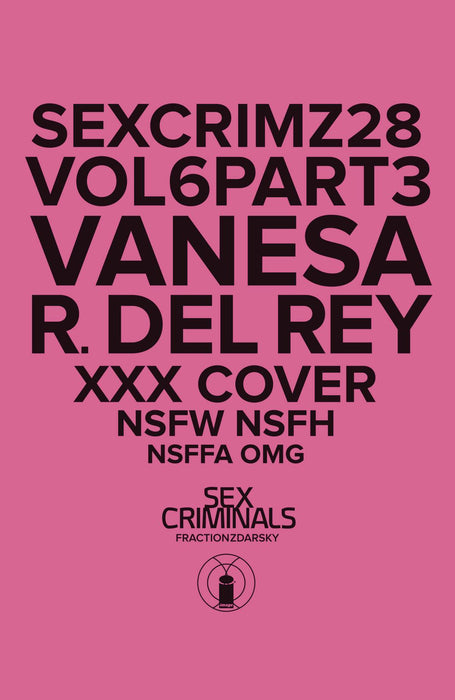Sex Criminals (2013) #28 XXX DEL REY VAR