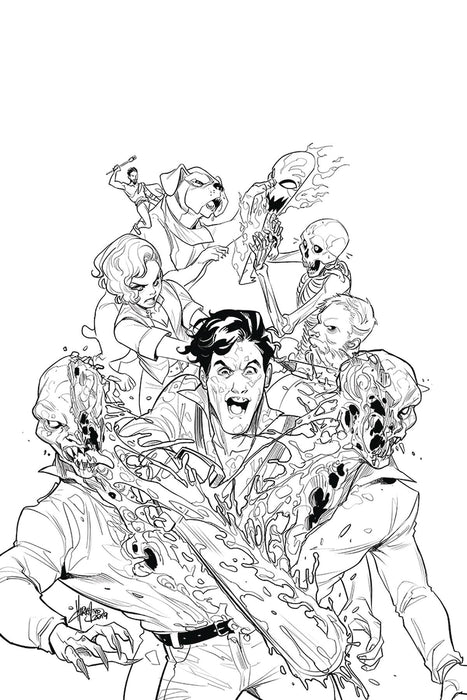 Death to Army of Darkness (2020) #2 30 COPY ANDOLFO B&W VIRGIN INCV