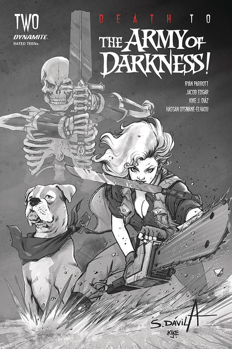 Death to Army of Darkness (2020) #2 40 COPY DAVILA B&W INCV