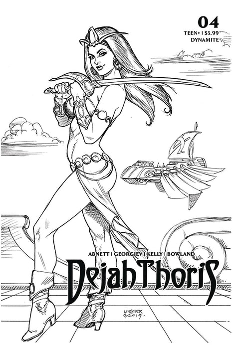 Dejah Thoris (2019) #4 25 COPY LINSNER B&W INCV