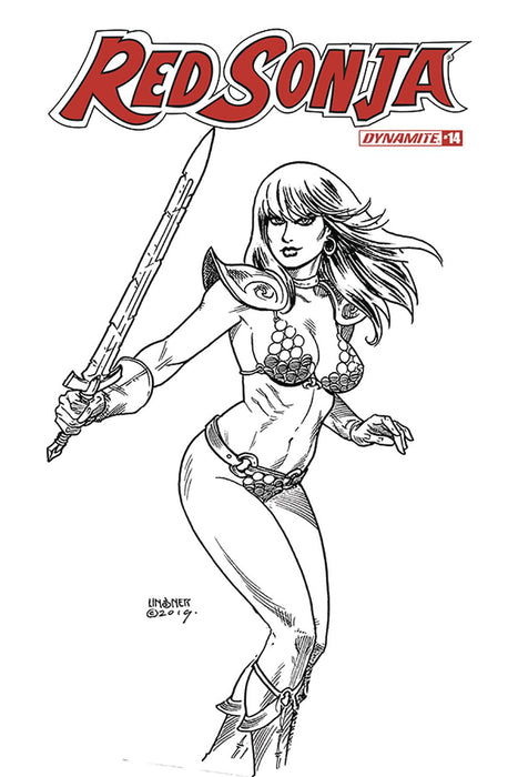 Red Sonja (2019) #14 30 COPY LINSNER B&W INCV