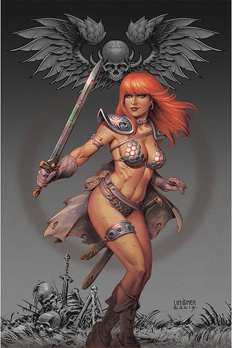 Red Sonja (2019) #14 LINSNER LTD VIRGIN CVR