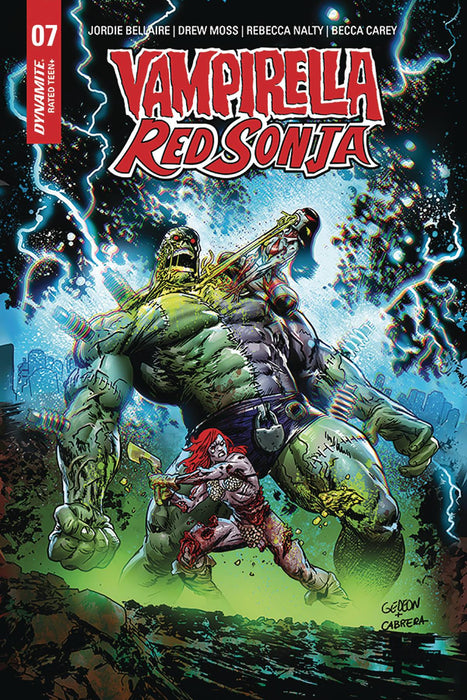 Red Sonja Vampirella (2019) #7 5 COPY GEDEON ZOMBIE INCV