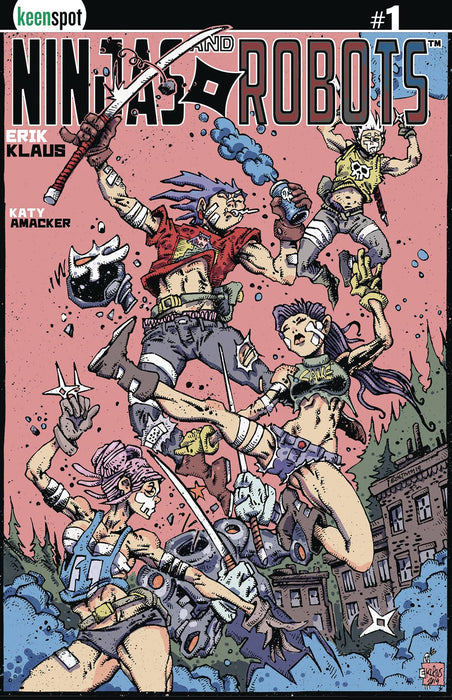 Ninjas & Robots (2020) #1 CVR F 5 COPY INCV CVR KLAUS EASTMAN