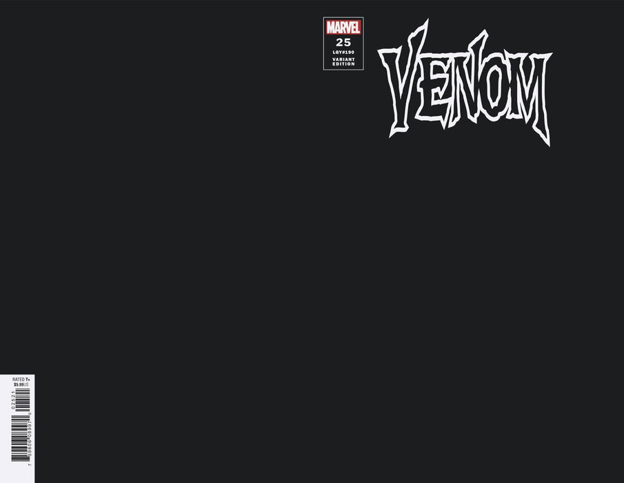 Venom (2018) #25 BLACK BLANK VAR