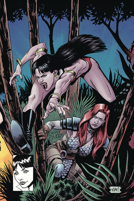 Red Sonja Vampirella (2019) #8 GORHAM LTD VIRGIN HOMAGE CVR
