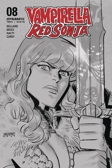 Red Sonja Vampirella (2019) #8 40 COPY ROMERO B&W INCV