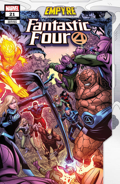 Fantastic Four (2018) #21 ZIRCHER CONFRONTATION VAR EMP