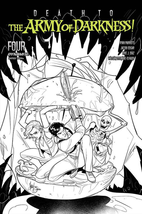 Death to Army of Darkness (2020) #4 10 COPY ANDOLFO B&W INCV