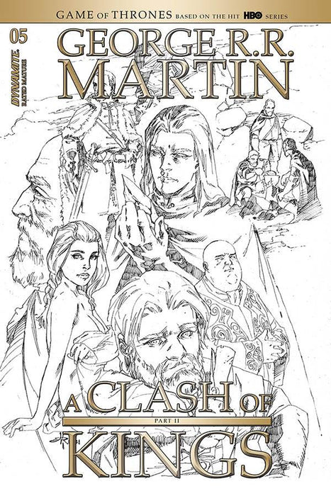 George R.R. Martin A Clash of Kings (2020) #5 20 COPY RUBI B&W INCV