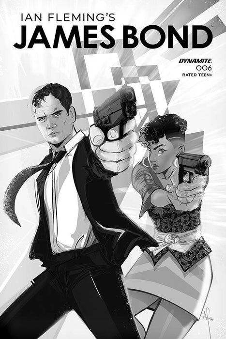 James Bond (2019) #6 10 COPY RICHARDSON B&W INCV