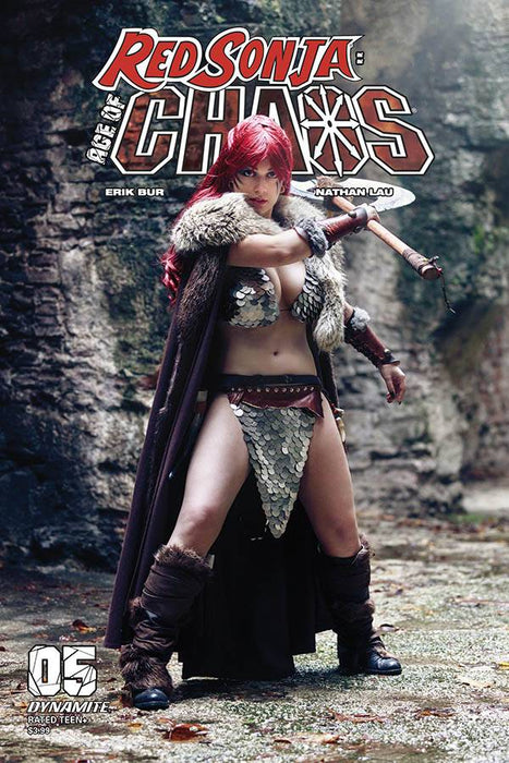 Red Sonja Age of Chaos (2020) #5 CVR E SABATTINI COSPLAY