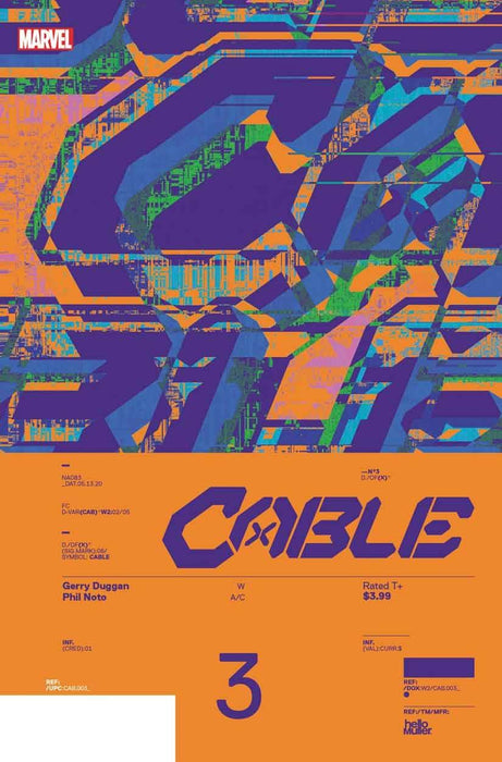 Cable (2020) #3 1:10 MULLER DESIGN VAR