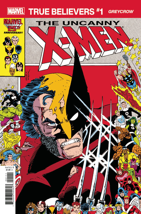 TRUE BELIEVERS X-MEN GREYCROW #1