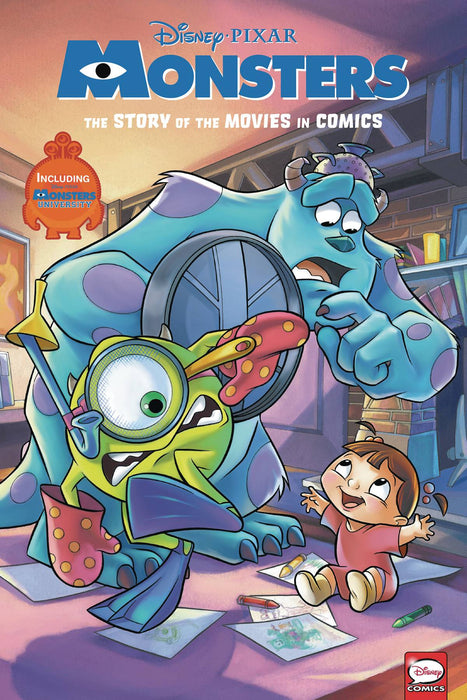 DISNEY PIXAR MONSTERS INC & UNIVERSITY MOVIE IN COMICS HC (C
