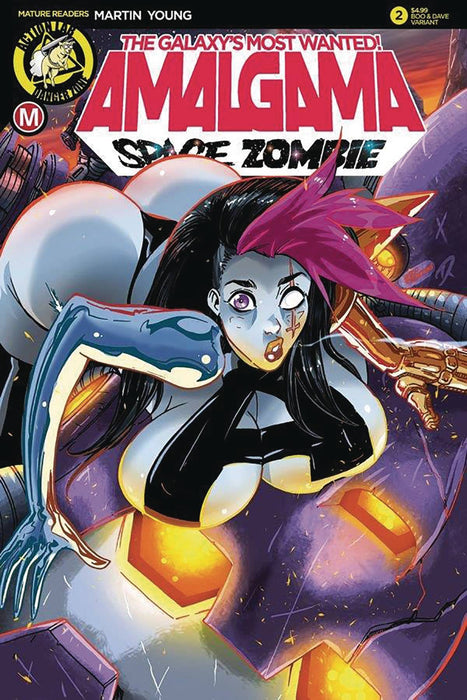 AMALGAMA SPACE ZOMBIE GALAXYS MOST WANTED #2 CVR C RUDETOONS