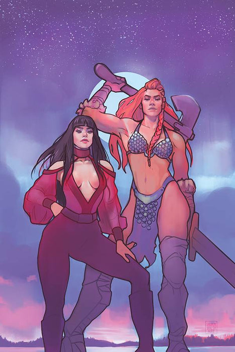 VAMPIRELLA RED SONJA #11 WALSH LTD VIRGIN CVR
