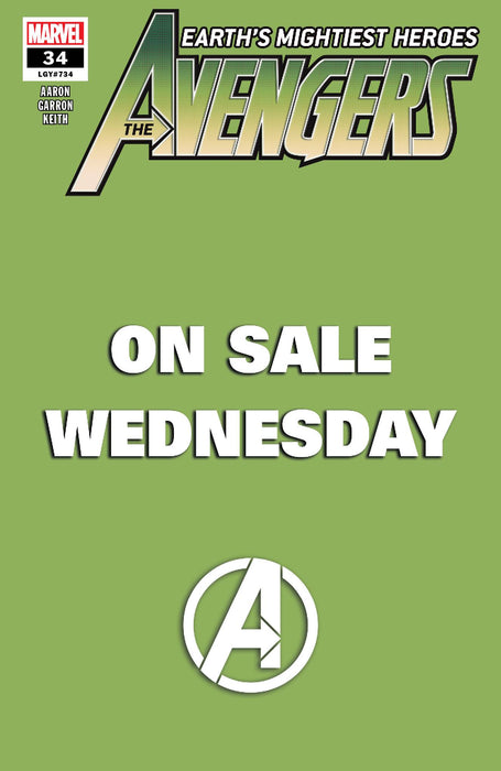 Avengers (2018) #34 MARVEL WEDNESDAY VARIANT