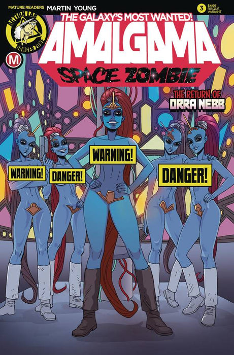 AMALGAMA SPACE ZOMBIE GALAXYS MOST WANTED #3 CVR B YOUNG RIS