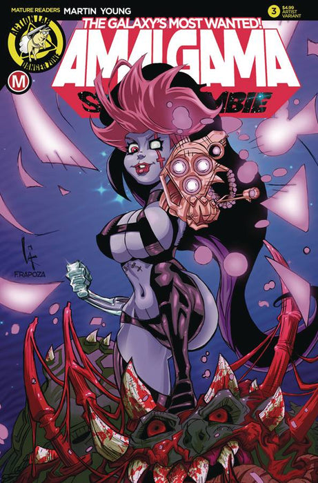 AMALGAMA SPACE ZOMBIE GALAXYS MOST WANTED #3 CVR C SERRATO (