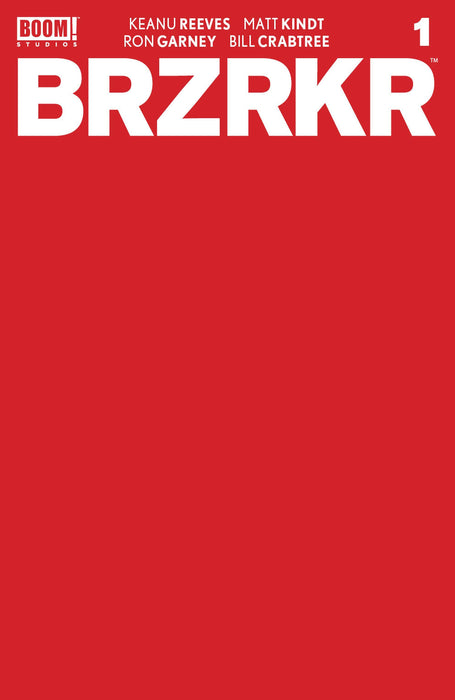 BRZRKR (2021) (BERZERKER) #1 10 COPY RED BLANK SKETCH VAR