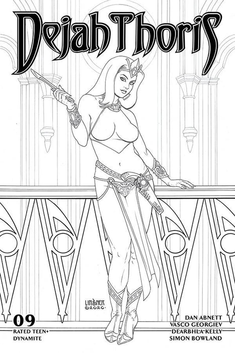 DEJAH THORIS (2019) #9 20 COPY LINSNER B&W INCV