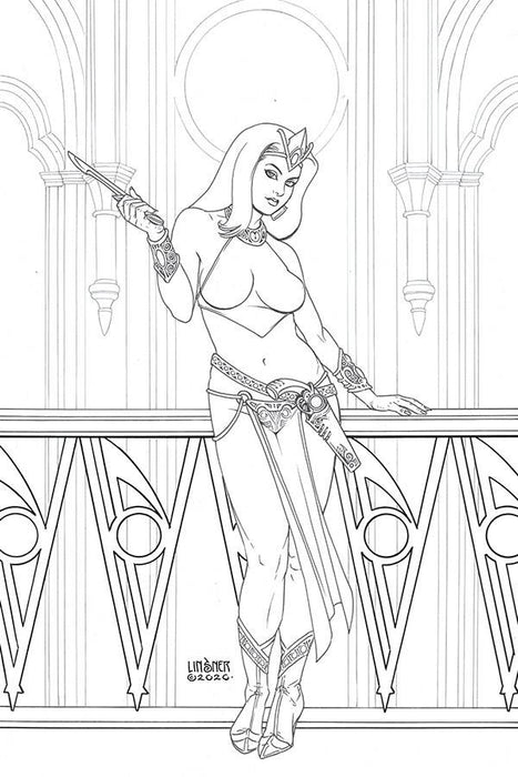 DEJAH THORIS (2019) #9 40 COPY LINSNER B&W VIRGIN INCV