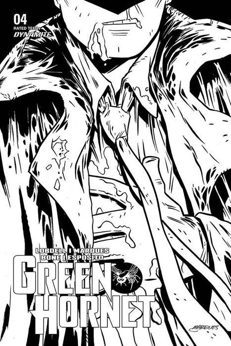 GREEN HORNET #4 10 COPY MARQUES B&W INCV