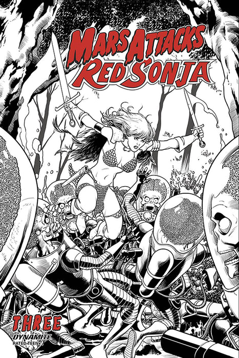 MARS ATTACKS RED SONJA #3 CVR C KITSON