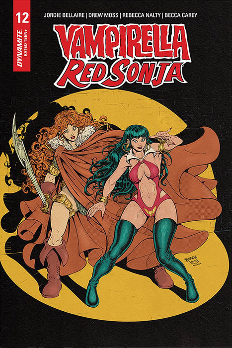 VAMPIRELLA RED SONJA #12 7 COPY ROBSON HOMAGE INCV
