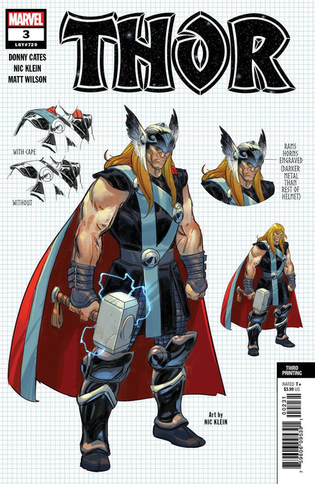 Thor (2020) #3 (3RD PTG KLEIN VAR)