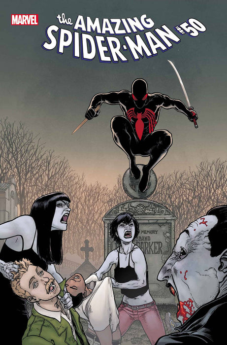 AMAZING SPIDER-MAN (2018) #50 KUDER SPIDER-MAN VAMPIRE HUNTER HORRO