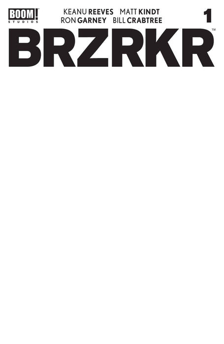 BRZRKR (2021) (BERZERKER) #1 CVR E BLANK SKETCH VAR