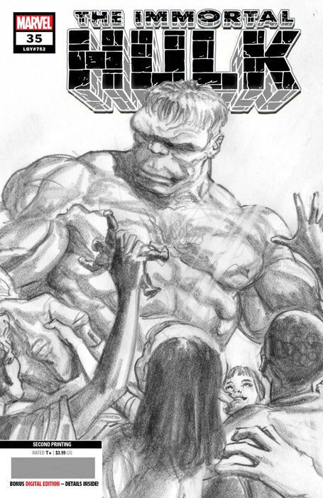 Immortal Hulk (2018) #35 (2nd Print Alex Ross Variant)(