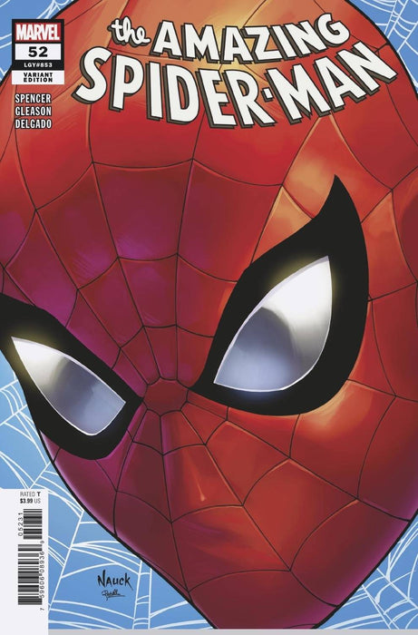 Amazing Spider-Man (2018) #52 NAUCK HEADSHOT VAR LR