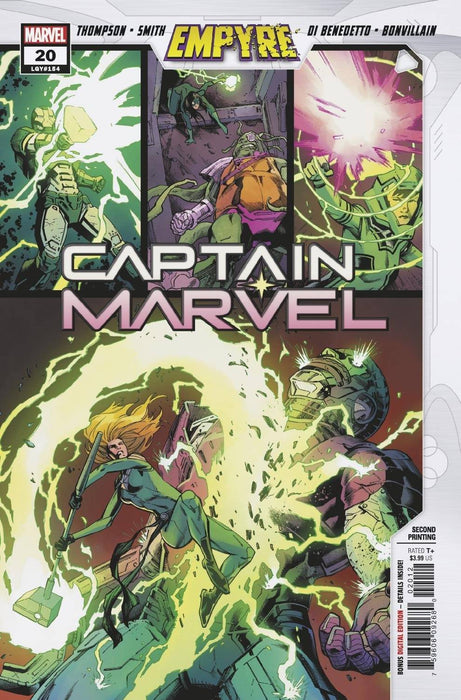 Captain Marvel (2019) #20 2nd Print Variant