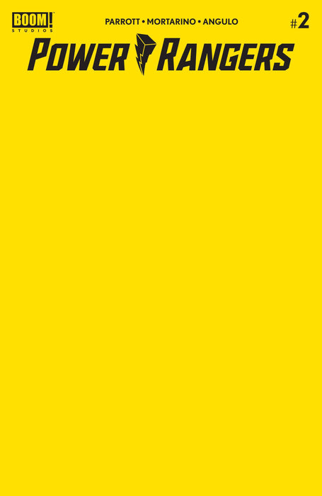 POWER RANGERS #2 CVR C YELLOW BLANK SKETCH (C: 1-0-0)