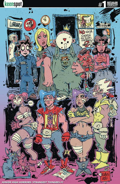 JUNIOR HIGH HORRORS STRANGEST THINGEES #1 5 COPY INCV (Net)