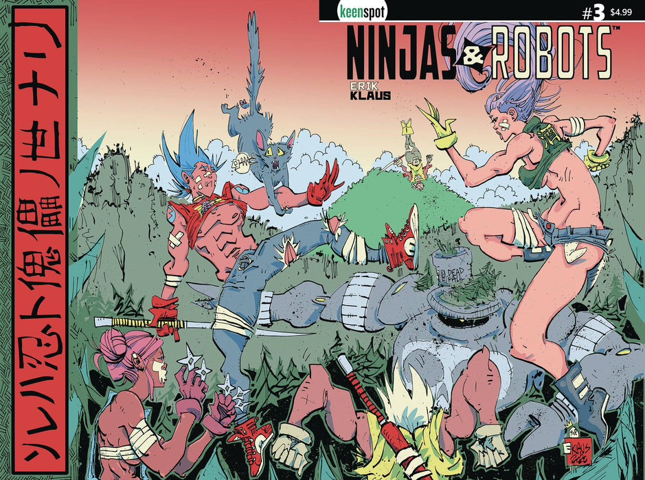 NINJAS & ROBOTS #3 CVR A ERIK KLAUS