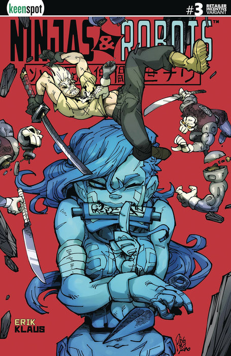 NINJAS & ROBOTS #3 CVR D 5 COPY INCV CVR PIYOTYCHO (Net