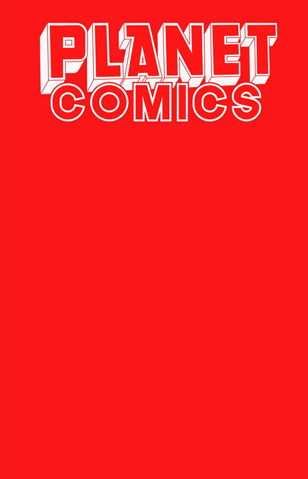 PLANET COMICS SKETCHBOOK ONE SHOT RED GIANT ED