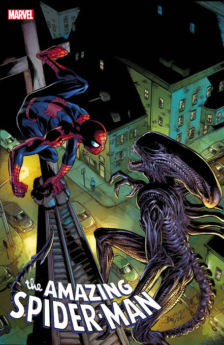 Amazing Spider-Man (2018) #56 BAGLEY MARVEL VS ALIEN VAR