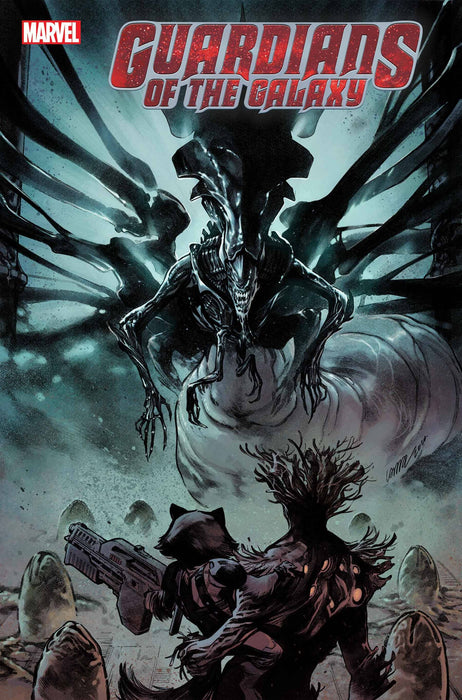 GUARDIANS OF THE GALAXY #10 LARRAZ MARVEL VS ALIEN VAR KIB