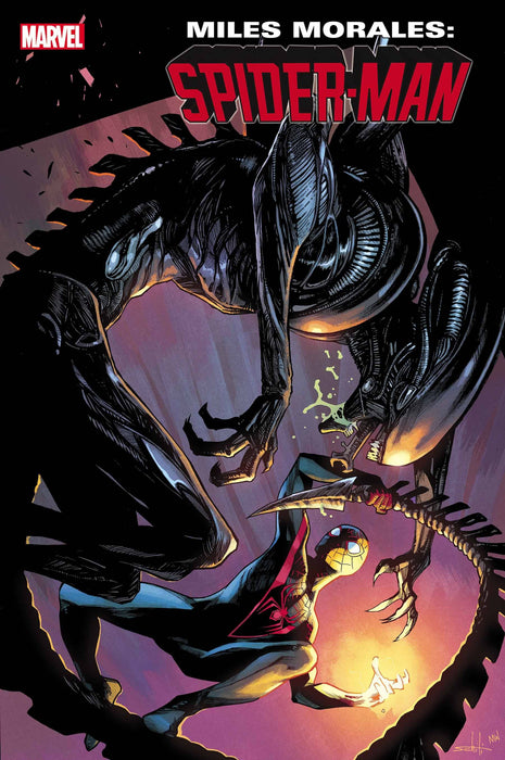 MILES MORALES SPIDER-MAN #22 SCHITI MARVEL VS ALIEN VAR