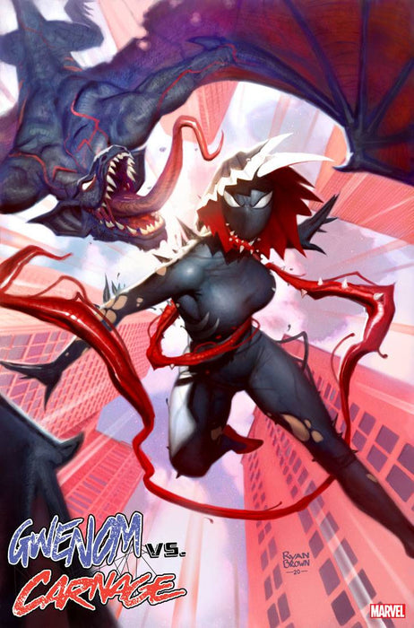 KING IN BLACK GWENOM VS CARNAGE #1 (OF 3) RYAN BROWN VAR