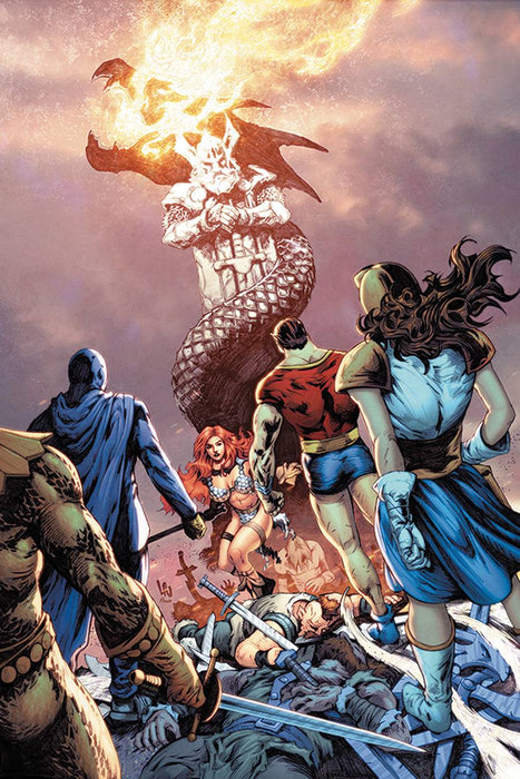 RED SONJA THE SUPERPOWERS #1 25 COPY LAU VIRGIN INCV