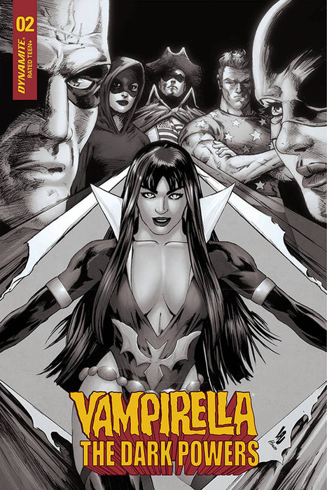 VAMPIRELLA DARK POWERS #2 15 COPY LAU B&W INCV