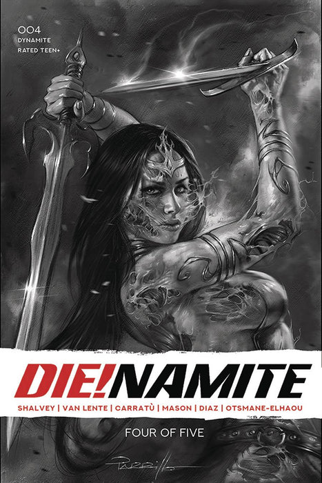 DIE!NAMITE #4 50 COPY PARRILLO B&W VIRGIN INCV