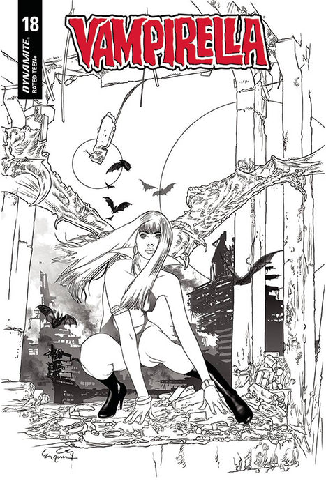 VAMPIRELLA #18 20 COPY GUNDUZ B&W INCV
